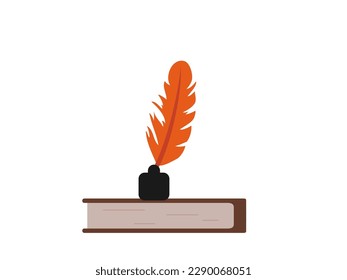 poetry day vector illustration flat design