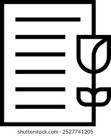 Icono de poesía. Diseño de estilo lineal delgado aislado sobre fondo blanco