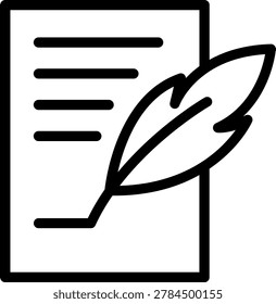 Poetry Vector Design Icon Style