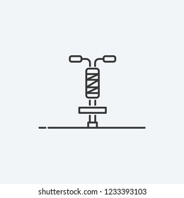 Pogo Stick Modern Simple UI Vector Icon