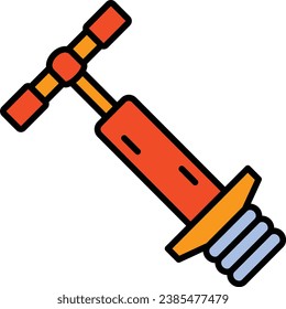 Pogo Stick vector icon. Can be used for printing, mobile and web applications.