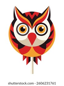 Pohela Boishakh Traditional Owl Decoration Colorful Bengali Folk Art for Festive Celebrations