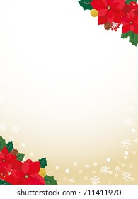 poinsettia background