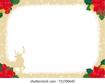poinsettia background
