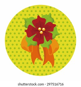 poinsettia theme elements