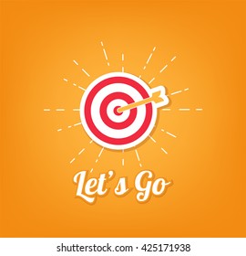 Point aim, Target. Sniper aim icon. Dartboard arrow and icons. Business achievement and success concept. Straight to aim symbol. 