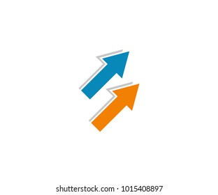 Point Arrow Icon Vector
