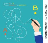 Point A to B flat pen route