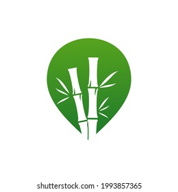 Point Bamboo logo vector template, Creative Bamboo logo design concepts