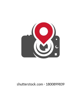 Point Camera logo design vector template, Camera Photography logo concepts