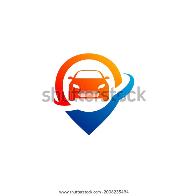 Point Car logo vector template, Creative Car\
logo design concepts
