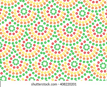 point color pattern on an isolated background