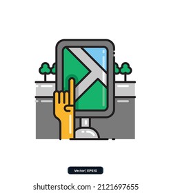 point destination icon. map and navigation icons. Icons included Maps, location and navigation icons. Collection of high quality vector icons.