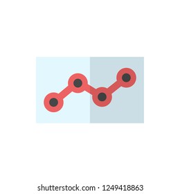 point diagram flat vector icon