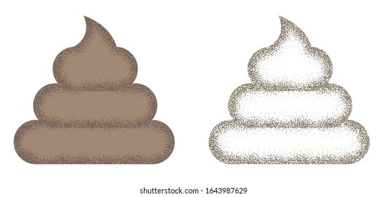 Point drawing touch - Retro poop set