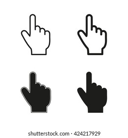 Point   icon  on white background. Vector illustration.