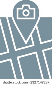 Point of Interest vector icon. Can be used for printing, mobile and web applications.