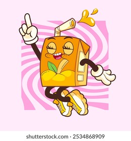 POINT JUICE BOX VINTAGE MASCOT CHARACTER