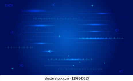 Point line, digital construction of dynamic circuit technology abstract vector background