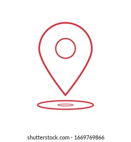 point location icon vector EPS 10