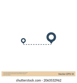 point location icon vector simple design element