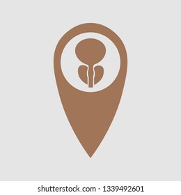 point location with the image of the prostate. Medical element