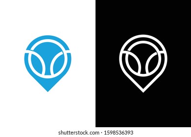 point logo icon vector isolated