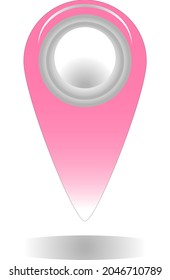 Point for map tags symbol icon