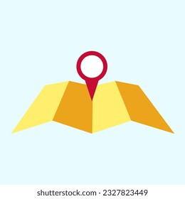 point, mark on the map, travel route