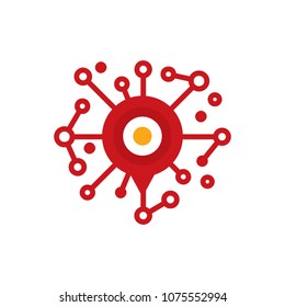 Point Network Logo Icon Design