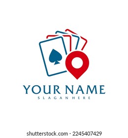 Point Poker logo vector template, Creative Poker logo design concepts