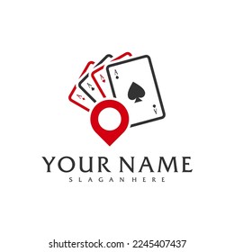 Point Poker logo vector template, Creative Poker logo design concepts