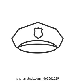 Point police cap