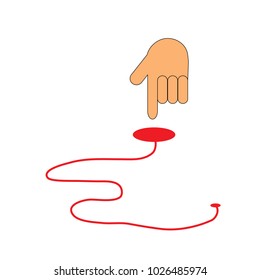 point Position Line Tell the area