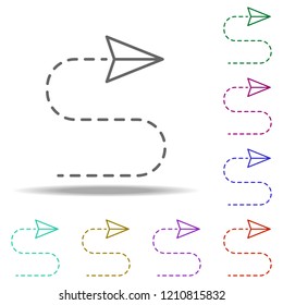 point road icon. Elements of business in multi color style icons. Simple icon for websites, web design, mobile app, info graphics