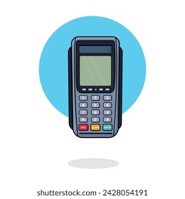 Point of Sale Machine Vector Illustration