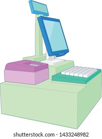 Point of Sale POS System for Store Management Perspective View 3