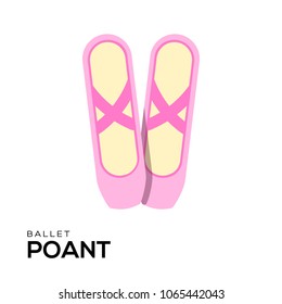 Point Shoes icon vector. Point Shoes sign on white background. Point Shoes icon for web and app