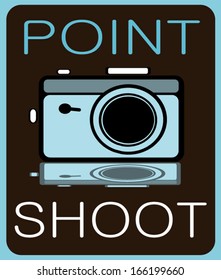 point and shoot camera graphic design