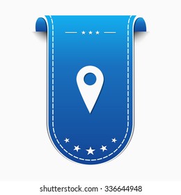 Point Sign blue Vector Icon Design