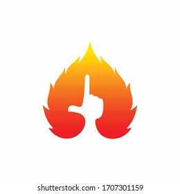 apuntar a la plantilla de logotipo de iconos de chispas