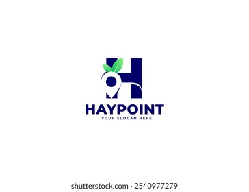 Point Symbol on Letter H Logo Design Concept. Initial Letter H with Map Pin Icon Logo Design. Location Marker for Travel and Navigation Brand Identity. Alphabet Vector Logo Illustration.