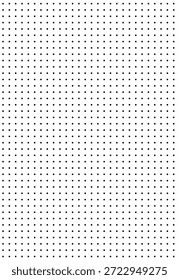 Point texture. Dot seamless pattern. Grid dotted halftone. Simple small geometric pattern. Rectangle black and white polkadots. Repeat polkadot. Vector