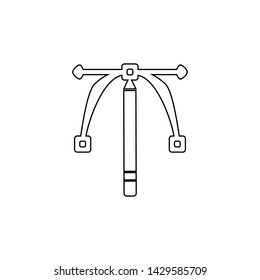 Point tool icon. Design drawing sign