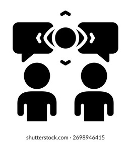 Point Of View Icon Element For Design And Vector