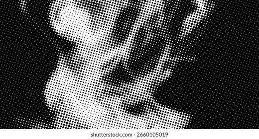 Textura de ruído de onda pontual. Fundo de ponto abstrato. Histórico tecnológico do ciberespaço.