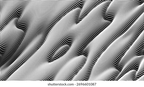 Textura de ruido de onda puntual. Fondo de punto Abstractas. Fondo del ciberespacio tecnológico.