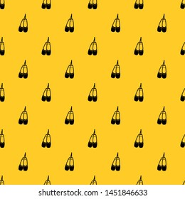 Pointe shoes pattern seamless vector repeat geometric yellow for any design