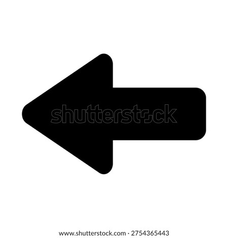 Up pointed arrow icon. Upward arrow icon symbol. Vector icon flat design. Symbol of back and backward.