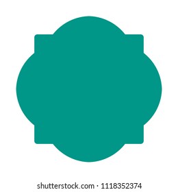 pointed circular shape frame